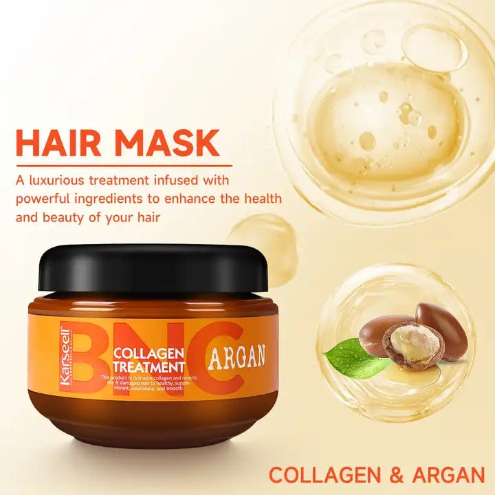 Karseell BNC Keratin Collagen Hair Treatment Mask For Dry Damaged & All Hair Types - 550ml