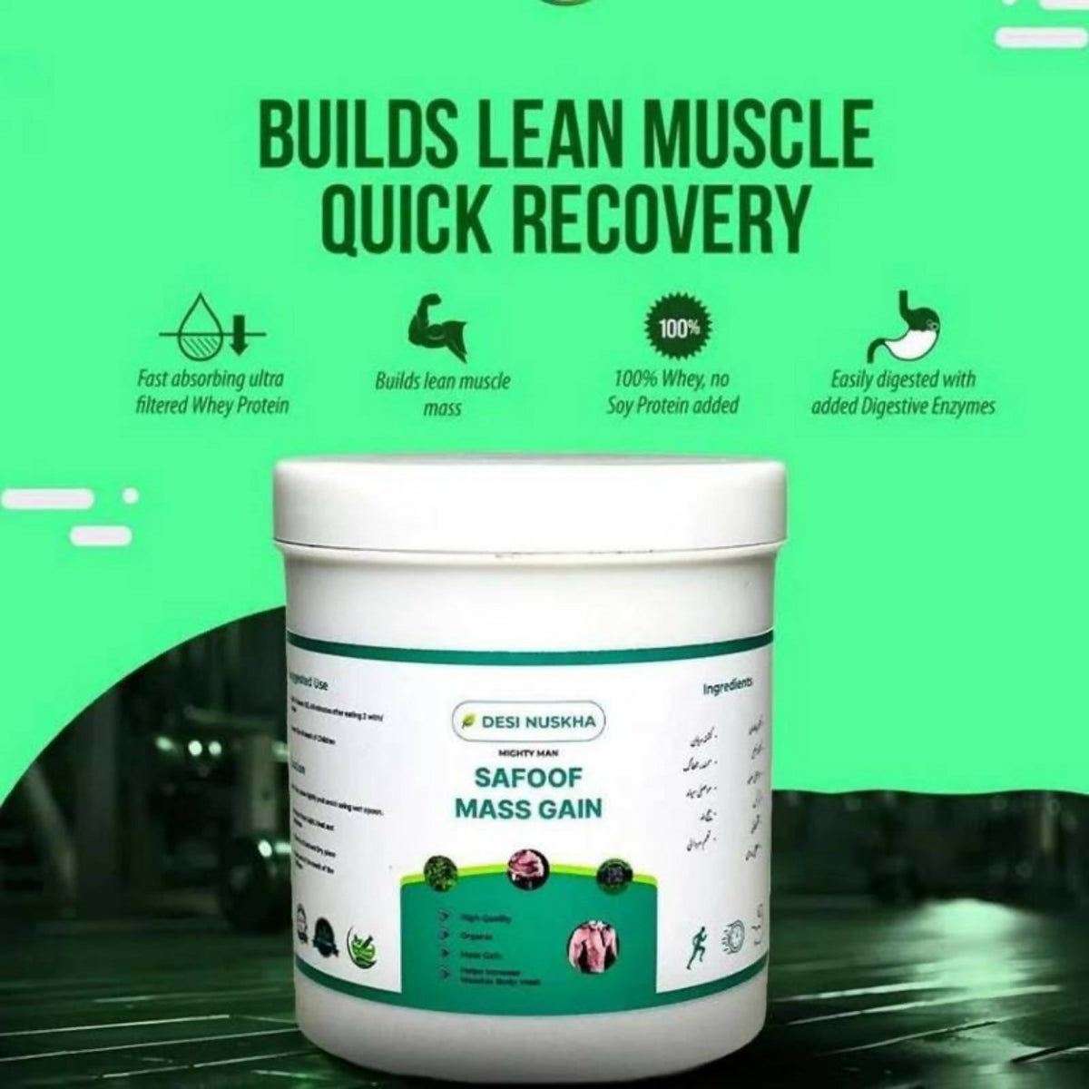 Herbal Weight Gain Powder | Natural Body Mass Support Formula