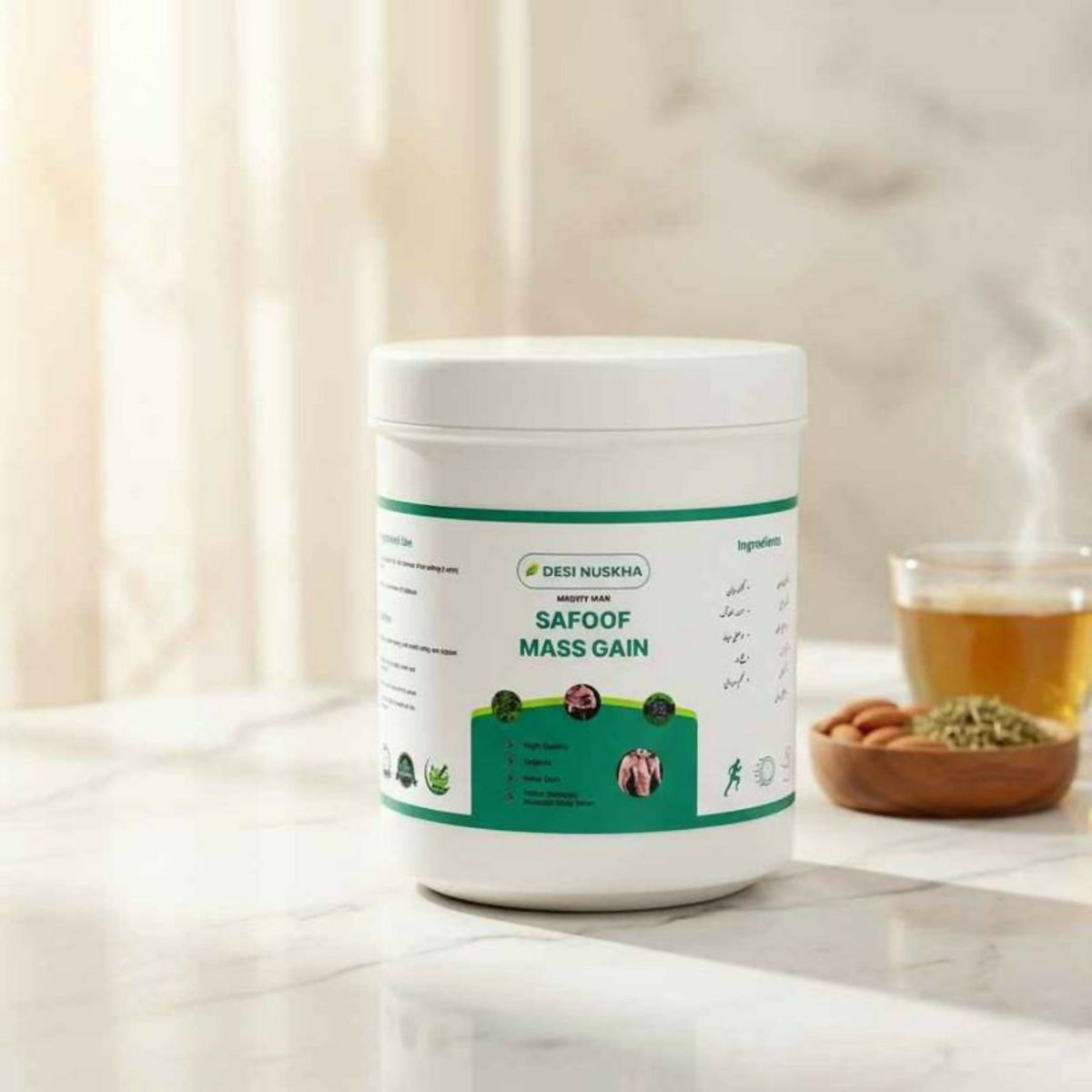 Herbal Weight Gain Powder | Natural Body Mass Support Formula